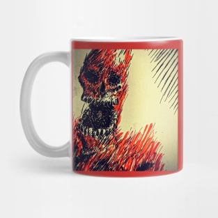 Man on fire Mug